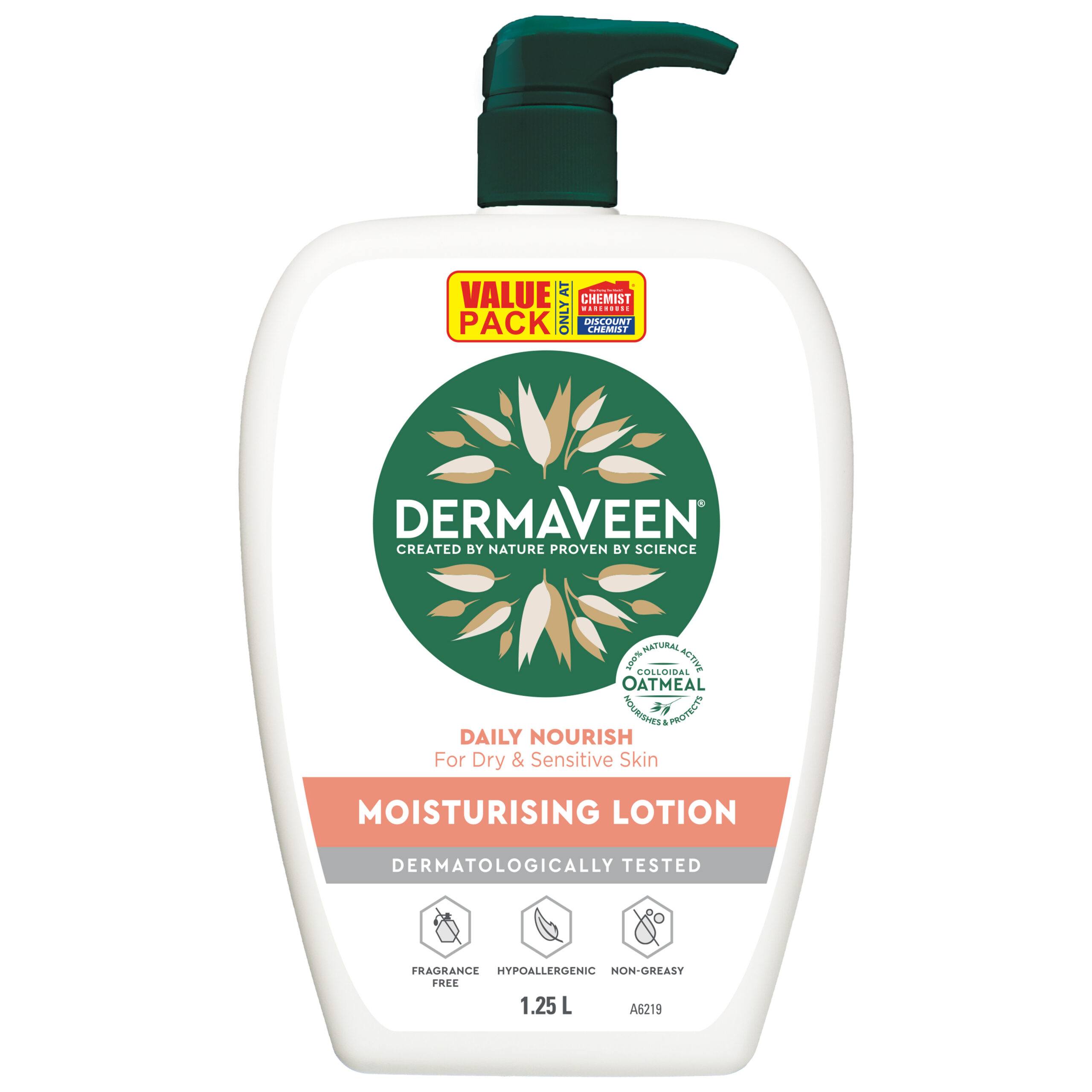 DermaVeen Daily Nourish Moisturising Lotion 1L
